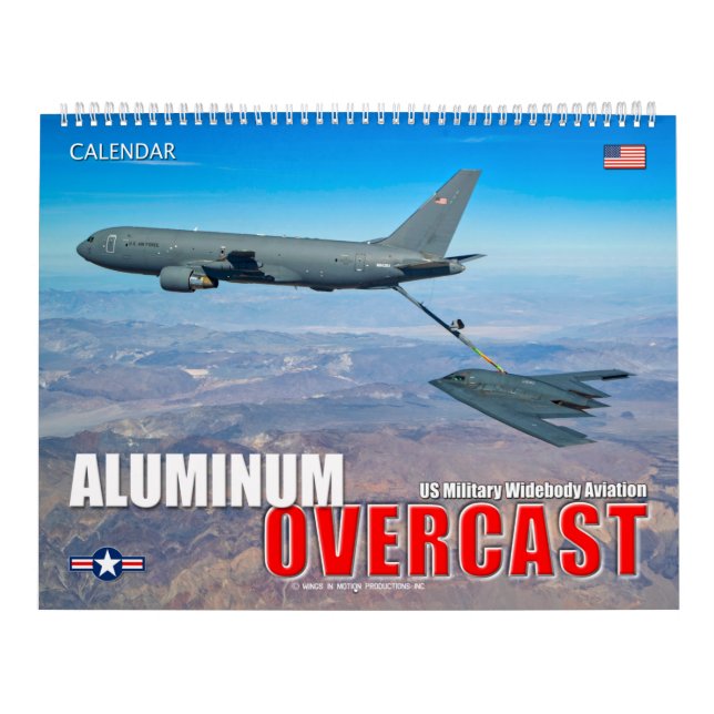 Calendário SOBRECAST DE ALUMÍNIO - Aviação militar norte-amer (Capa)