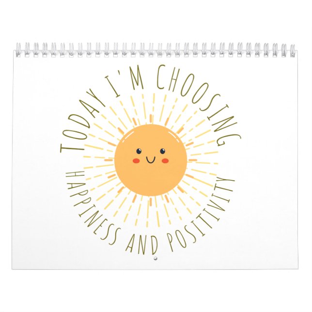 Calendário Sol Sorridente Fofo (Capa)