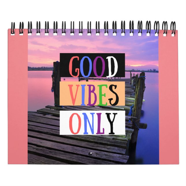 Calendário Sólo buena vibra | Good vibes only (Capa)