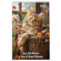 Sonhos de Gato Aconchegante – Um Ano de Sono Doce
