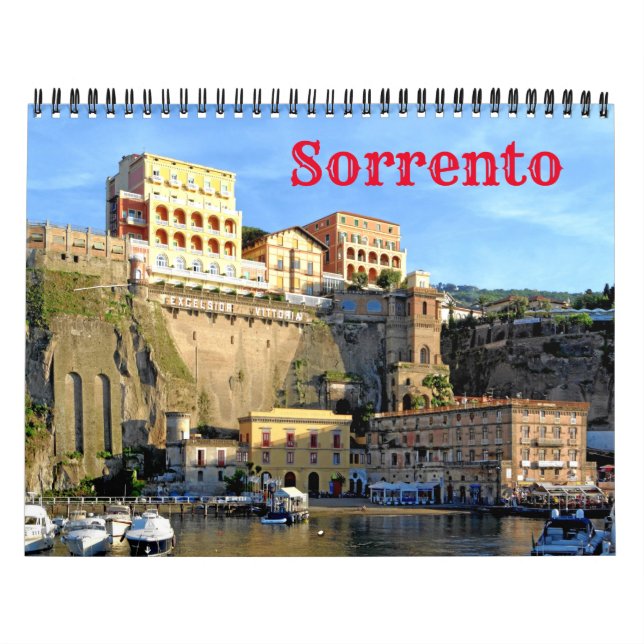Calendário Sorrento - Itália - Europa - (Capa)