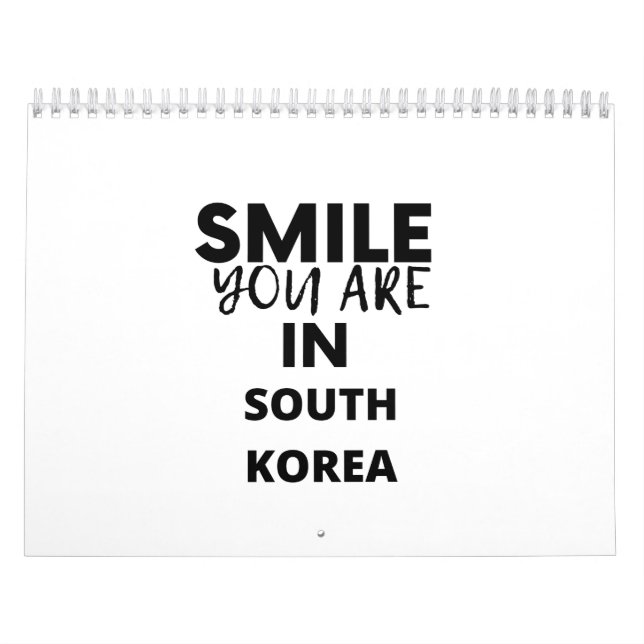 CALENDÁRIO SORRISO QUE ESTÁ NA COREIA DO SUL (Capa)
