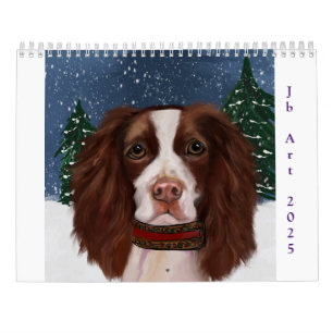 CALENDÁRIO SPANIEL INGLÊS SPRINGER