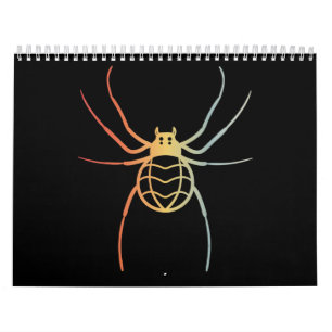Calendário Spider Whperer Funny Tarantula Vintage Halloween