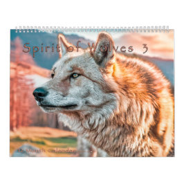 CALENDÁRIO SPIRIT OF WOLVES ART CALENDAR #3