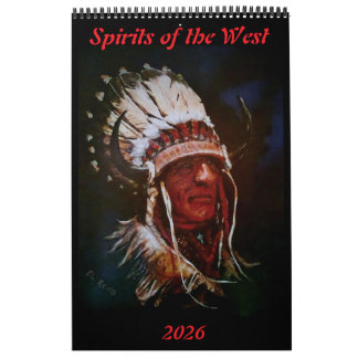 Calendário Spirits of the West Calendar