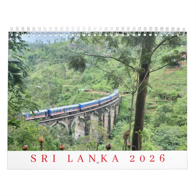 Calendário Sri Lanka 2026 (Capa)