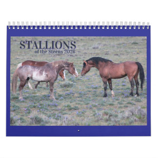 Calendário "Stallions" MustangWild 2026 Calendar