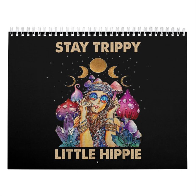 Calendário Stay Trippy Little Hippie (Capa)