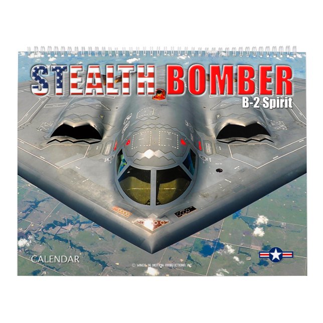 Calendário STEALTH BOMBER - B-2 Spirit (Capa)