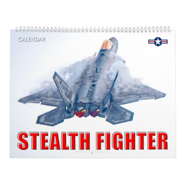 Calendário STEALTH FIGHTER - Raptor F-22A (Capa)