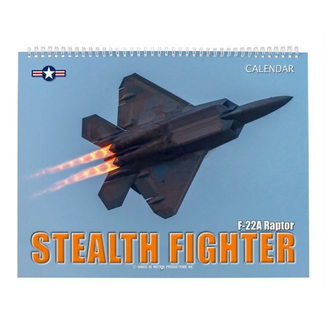 Calendário STEALTH FIGHTER - Raptor F-22A (Capa)