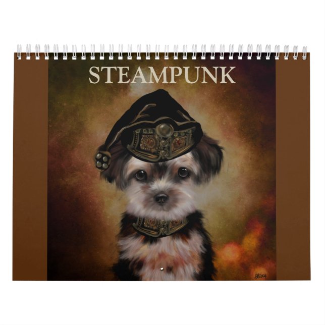 CALENDÁRIO STEAMPUNK 2025  (Capa)
