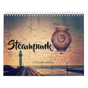 Calendário Steampunk 2025 Fantasy
