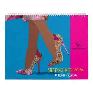 Calendário STEPPIN INTO 2026 Calendar