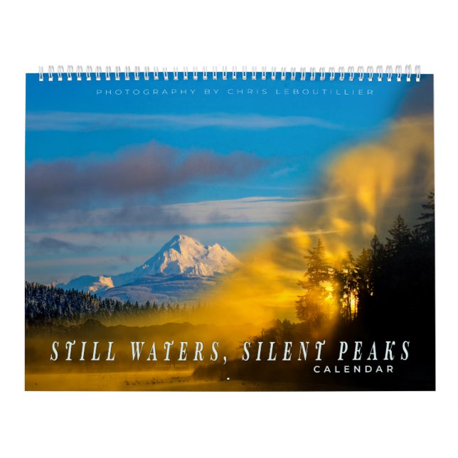 Calendário Still Waters, Silent Peaks – Calendar Pacific NW  (Capa)