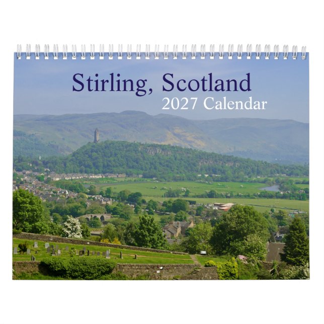 Calendário Stirling Escócia 2027 (Capa)
