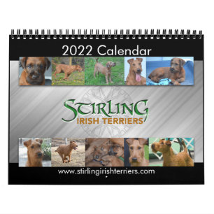 Calendário Stirling Irish Terriers 2022 Calendar