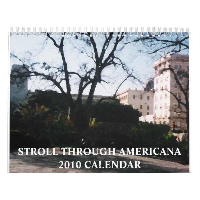 Calendário Stroll Through Americana 2010 (Capa)