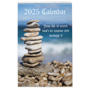 Calendário Sua vida é sua amante de pêssego 2025