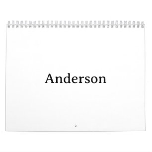 Calendário Substituir Próprio Design 21,59cm x 27,94cm 2 Pági