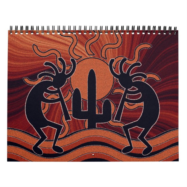 Calendário Sudoeste Kokopelli (Capa)
