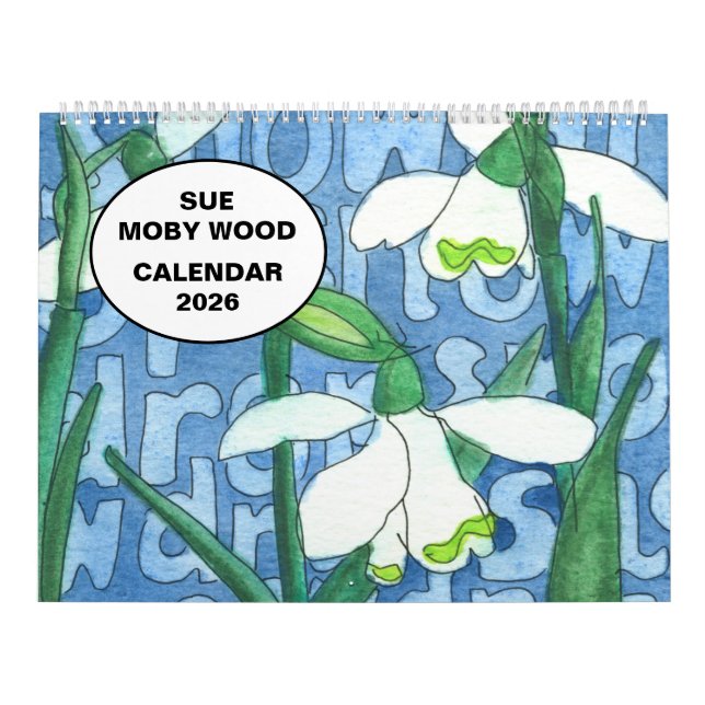 Calendário Sue Moby Wood 2026 (Capa)