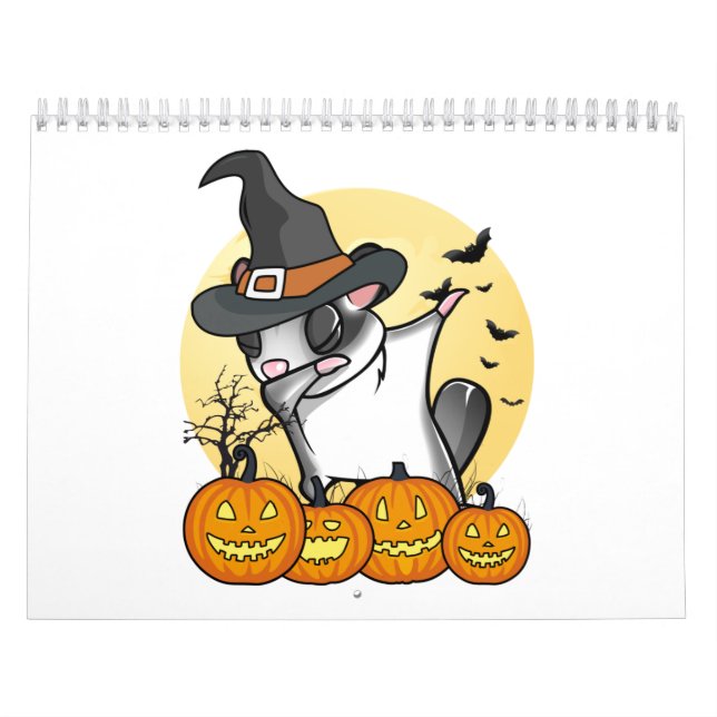Calendário Sugar Glider Dabbing Halloween (Capa)