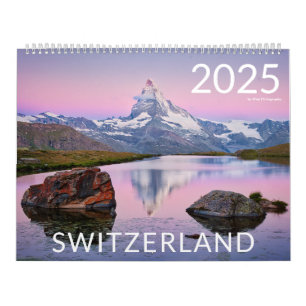 Calendário suiça 2025 - Natureza e fotografia paisagem
