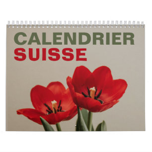 Calendário Suisse avec Jours Fériés   2025
