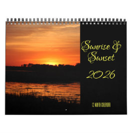 Calendário Sunrise e Sunset 2026