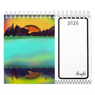 Calendário Sunset illustration Calendar
