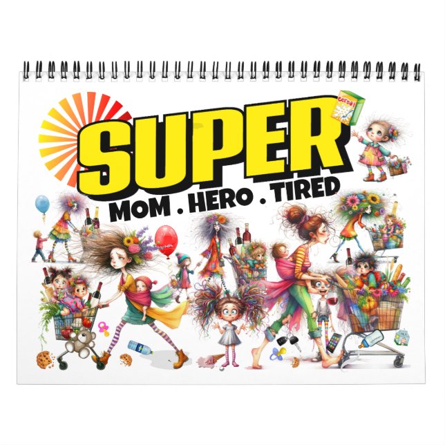 Calendário Super MÃES (Capa)