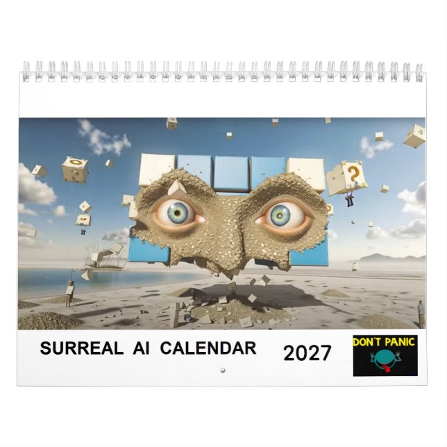 Calendário Surreal  IA (Capa)