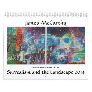 Calendário Surrealismo de James McCarthy e a paisagem 2014