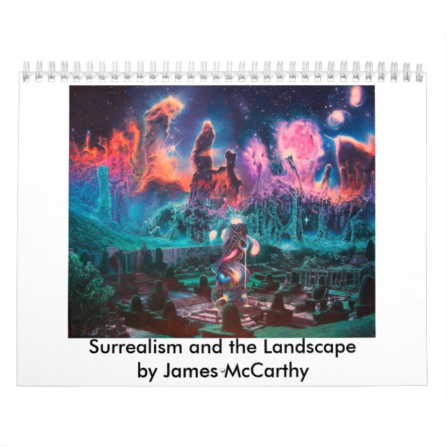 Calendário Surrealismo e a paisagem por James McCarthy (Capa)