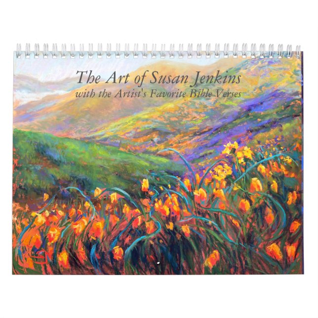 Calendário Susan Jenkins Floral Art Calendar (Capa)