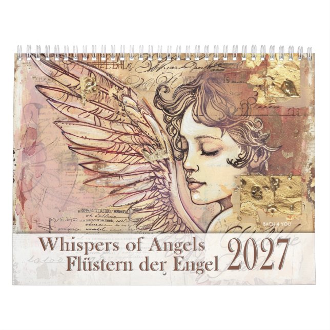 Calendário Sussurros de Anjos – Flüstern der Engel 2027 (Capa)
