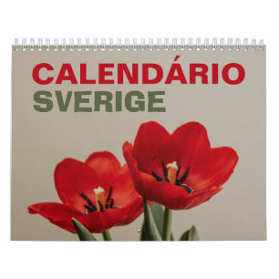 Calendário Svensk Kalender med Helligdag Sewden 2026