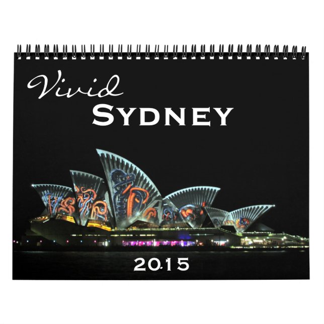 Calendário sydney vívido 2015 (Capa)