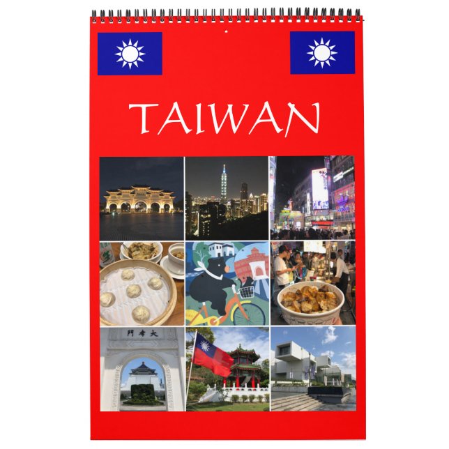 Calendário taipei taiwan (Capa)
