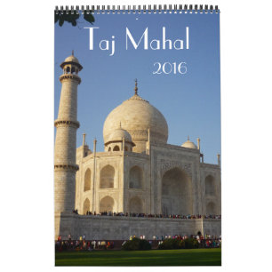 Calendário taj india mahal 2016