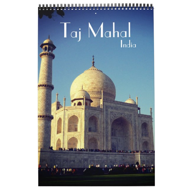 Calendário Taj Mahal Agra (Capa)