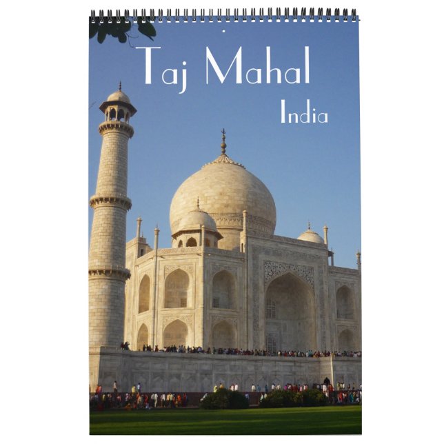 Calendário taj mahal índia (Capa)