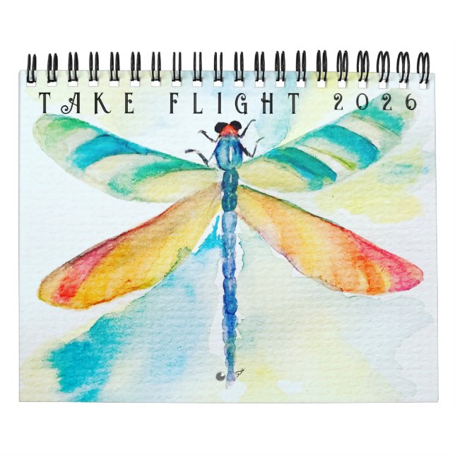 Calendário Take Flight Two Page Calendar (12-month) (Capa)