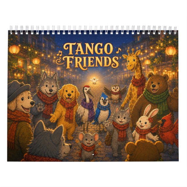 calendário Tango Friends (Capa)