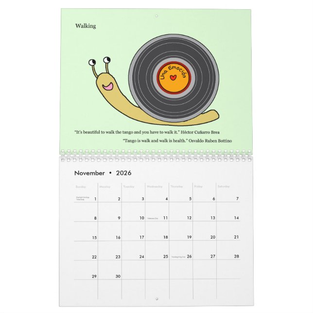 Calendário Tango is a Feeling  (Nov 2026)