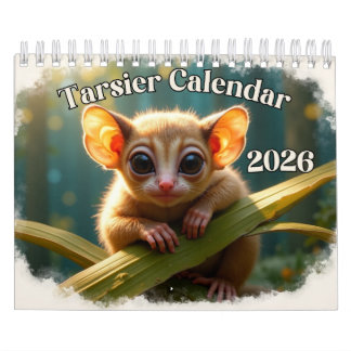 Calendário Tarsier Calendar 2026