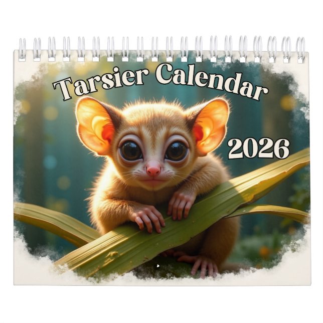 Calendário Tarsier Calendar 2026 (Capa)