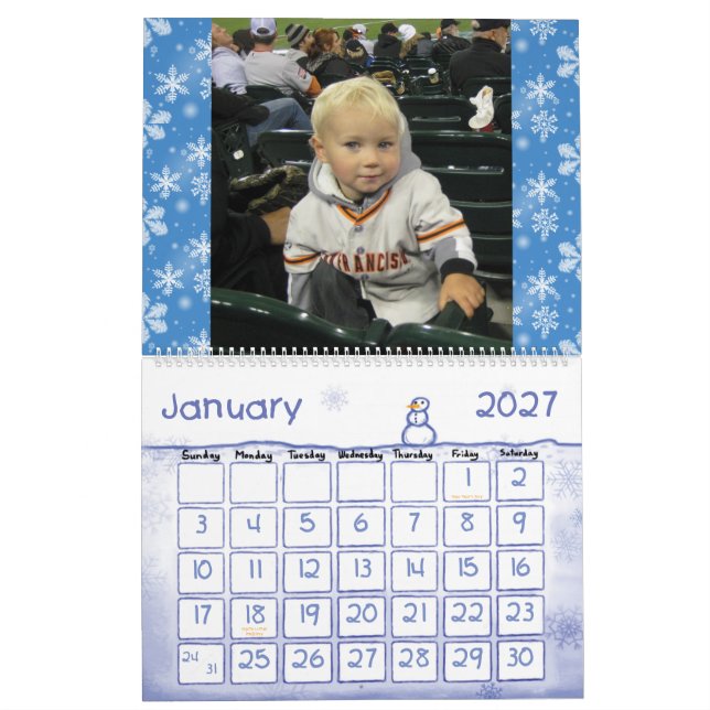 Calendário Tate 2009 - Personalizado (Jan 2027)